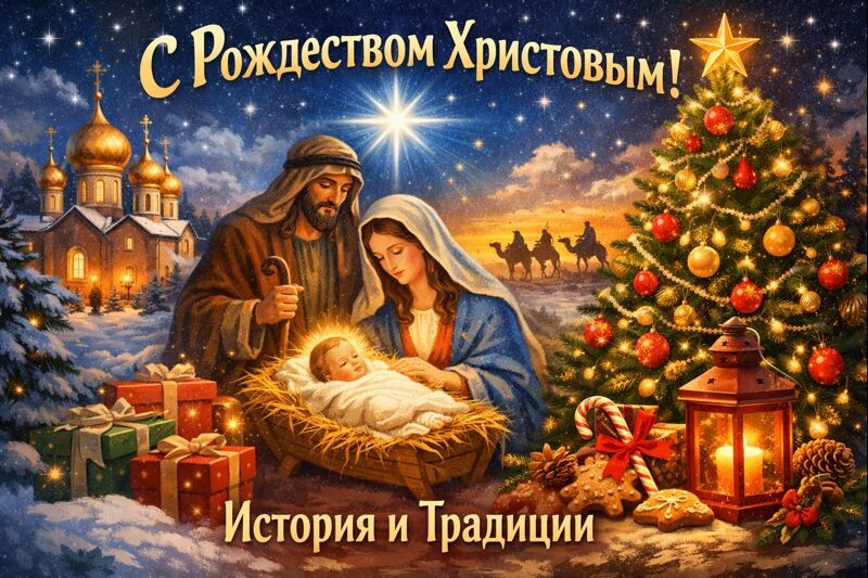 Рождество: история, традиции и смысл одного из самых светлых праздников