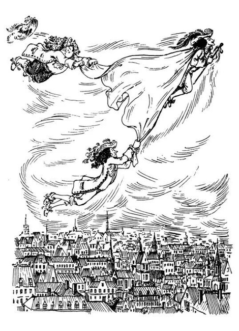 Иллюстрация из книги. Художник В. Сергеев.