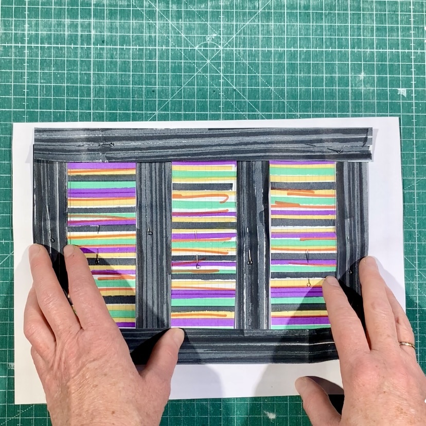 Макет ланчмата их скраповых полос