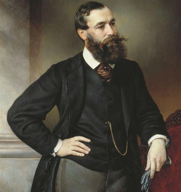 Борис Николаевич  Чичерин (портрет работы В.О. Шервуда)