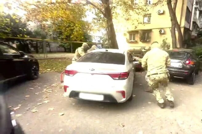    Задержание подозреваемого. Скриншот видео: t.me/IrinaVolk_MVD