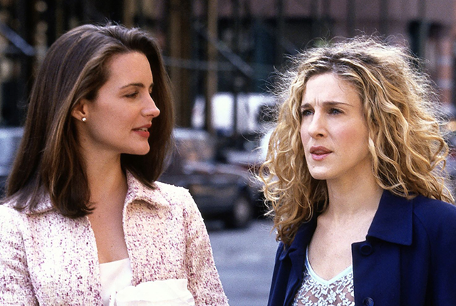 Шарлотта и Кэрри в сериале «XXX в большом городе». Кого хочется взять замуж, а с кем не хочется жить в одной прокуренной и пованивающей старыми картонками от китайской еды квартире размером с коробку из-под обуви, но повеселиться можно?