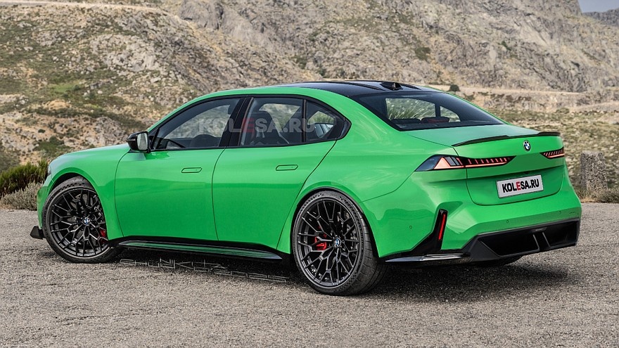    Рендер нового электрического седана BMW M3