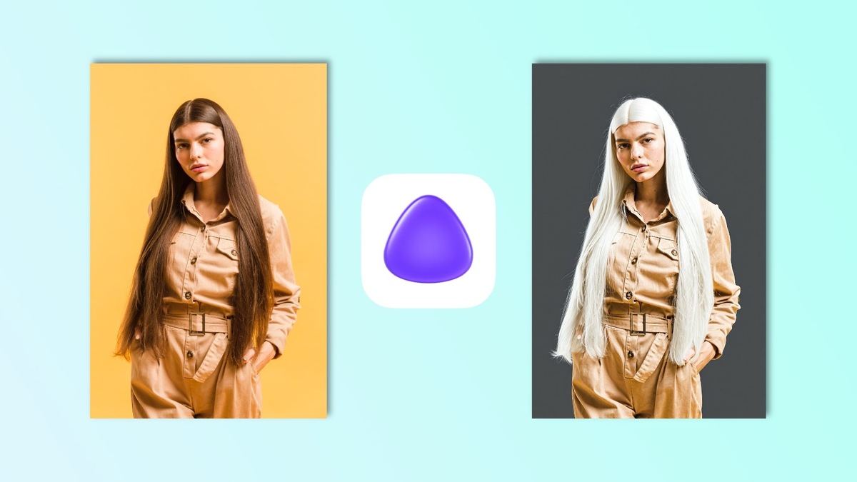    Фоторедактор в Алисе умеет не только красить волосы. Изображение: Freepik