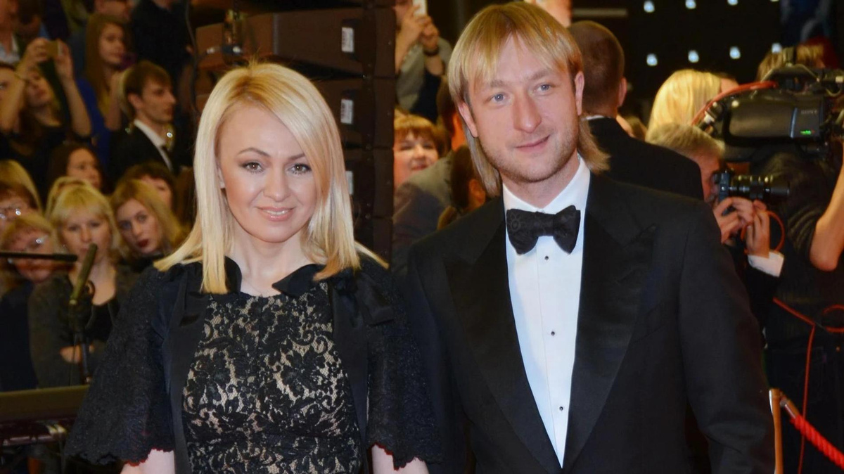    Яна Рудковская и Евгений Плющенко. Фото: Legion-Media