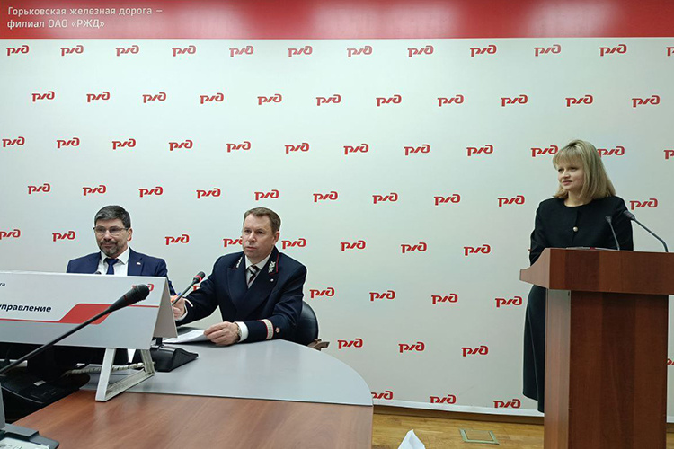    Сегодня на заключительную пресс-конференцию журналистов по традиции собрала Горьковская железная дорога (ГЖД).   
Фото: Анна Скрып