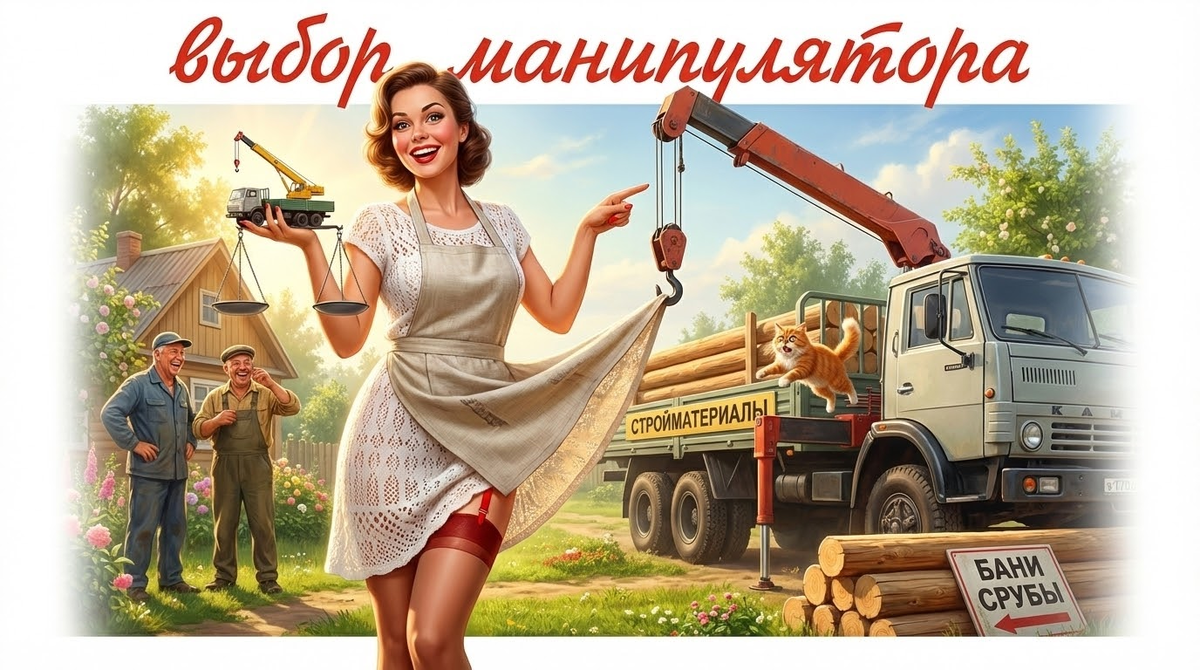    Как правильно выбрать манипулятор по грузоподъёмности, вылету стрелы и типу кузова admin