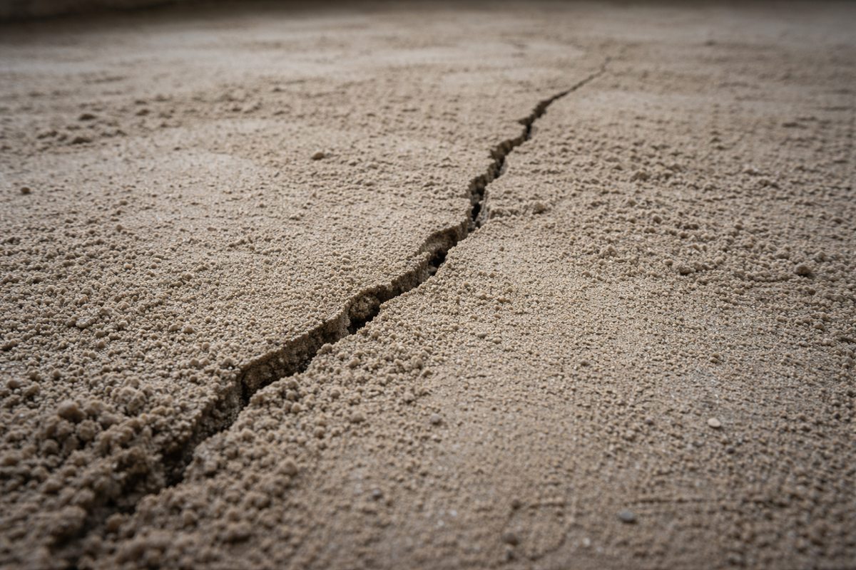 Трещины в стяжке пола