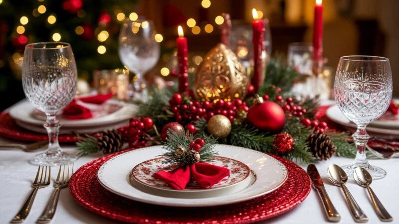     Новый год. Праздничный стол. Шедеврум