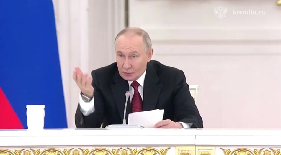    Владимир Путин. Фото: скриншот из видео пресс-службы Кремля.