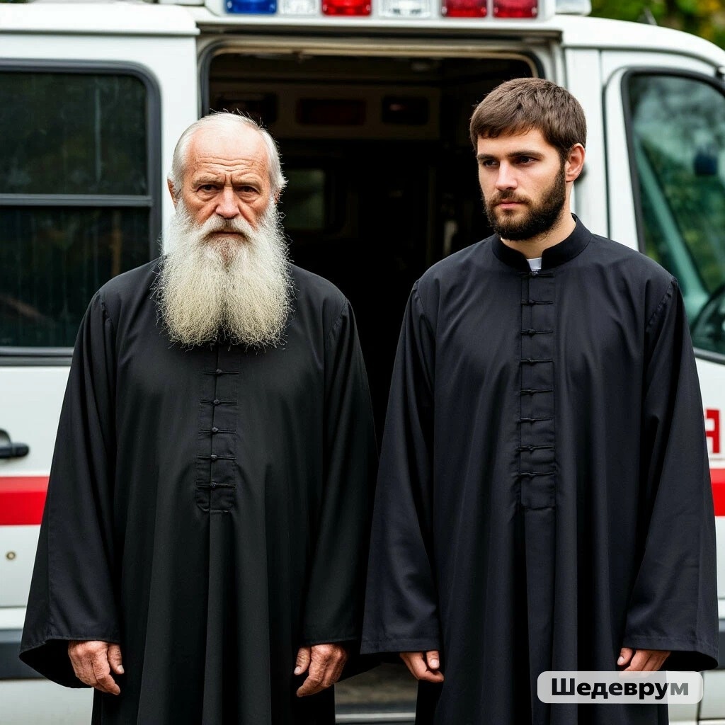 Застваить нейросеть нарисовать кого-то похожего на священника непросто. Как уж нарисовалось :)