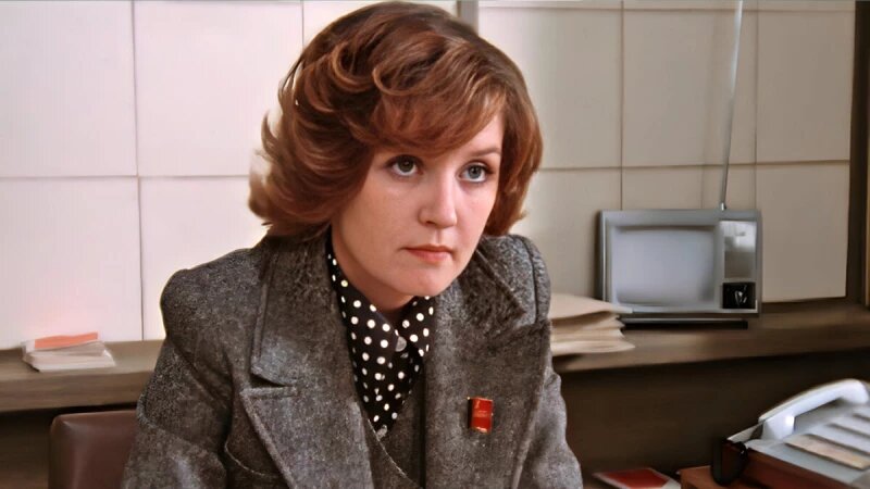     Вера Алентова в роли Кати Тихомировой Кадр из фильма «Москва слезам не верит»