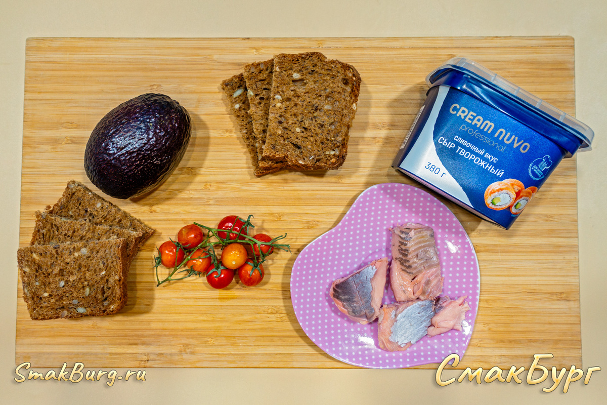 Простые и полезные ингредиенты для наших мини-бутербродов