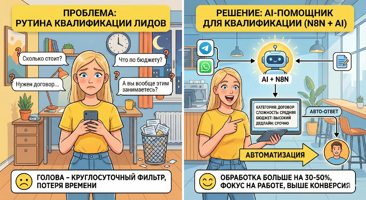 автоматизация с AI и N8N