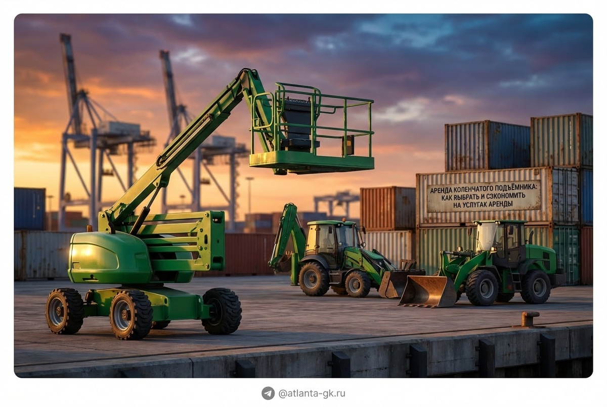    Советы по выбору и экономии на аренде коленчатого подъёмника Atlanta-gk