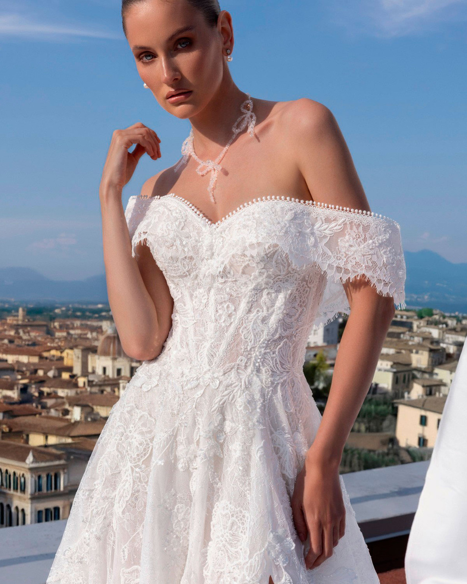 Кружевное свадебное платье Агнеса от бренда Jozi
