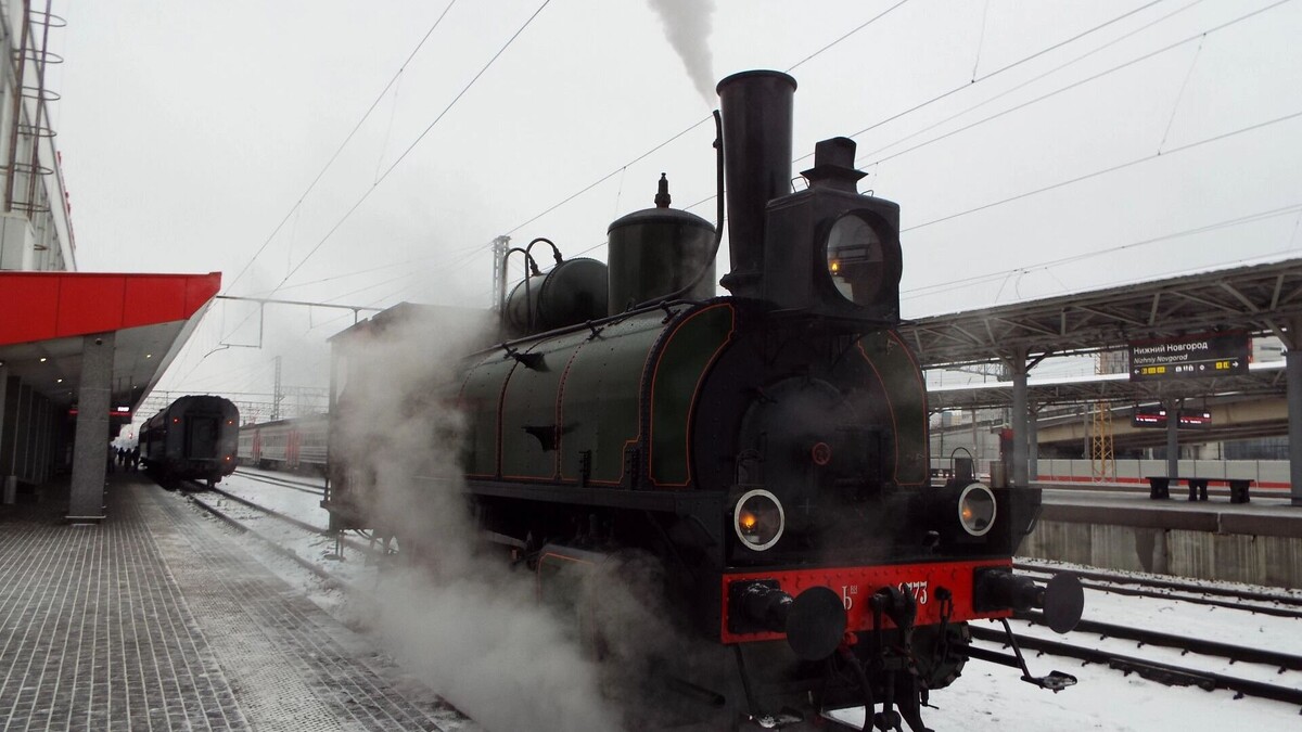    Ретропоезд презентовали в Нижнем Новгороде   newsnn.ru