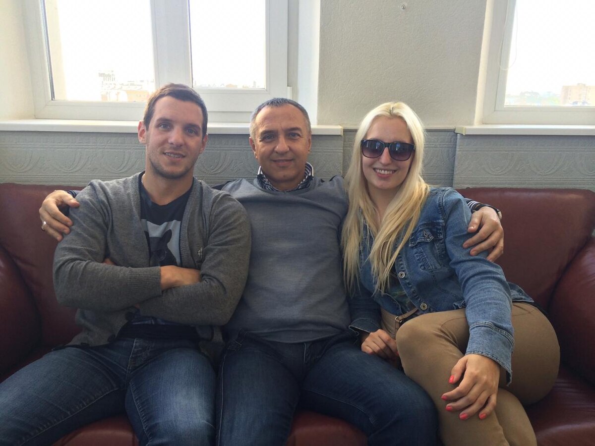 С сыном Станиславом и дочкой Валюшей. Фото из семейного архива Федоренковых