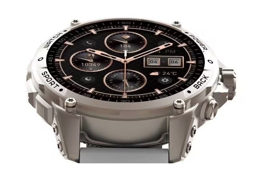 Часы выполнены в классическом спортивном стиле