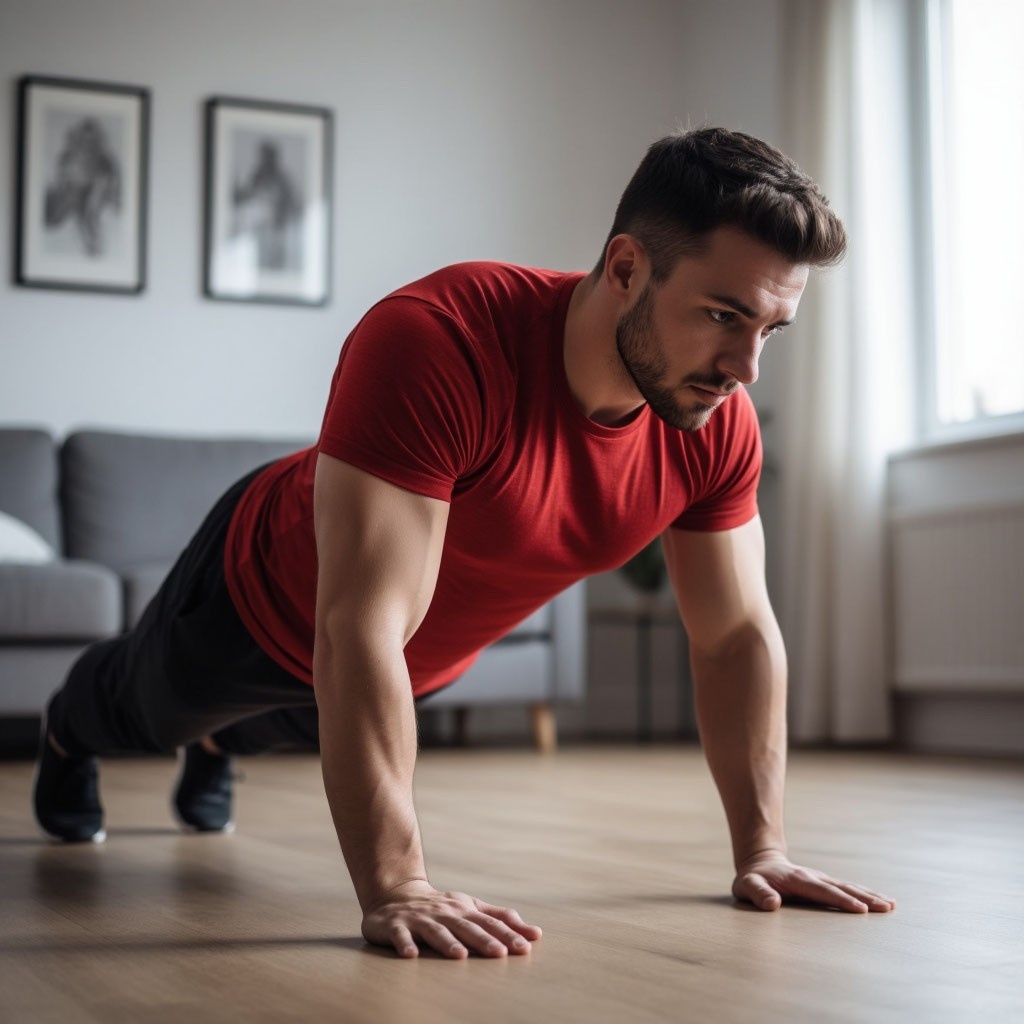 Классические отжимания от пола