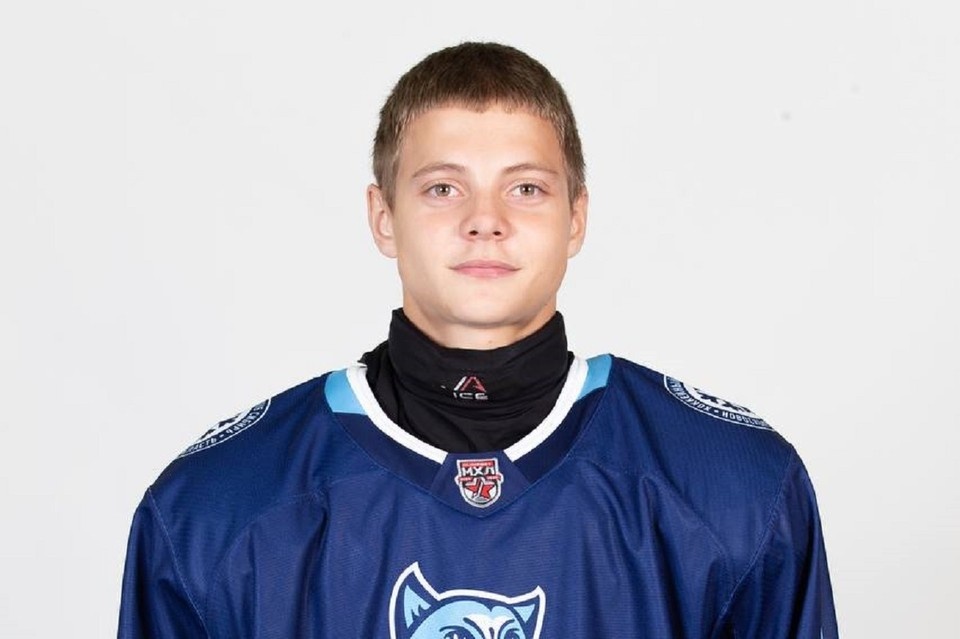    Гусев отличился в матче со «Снежными Барсами» 22 декабря. Фото: ХК «Сибирские Снайперы»