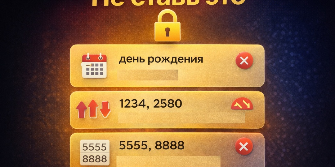Самый популярный PIN-код: какие PIN-коды небезопасны и как придумать код, который не взломают