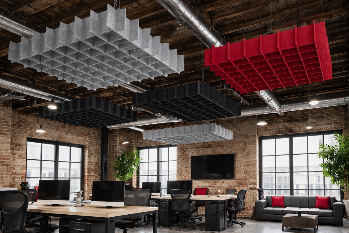 Стандартное подвесное решение из войлока