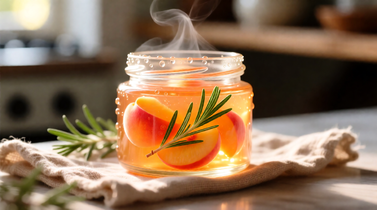 Персиково-розмариновый джем