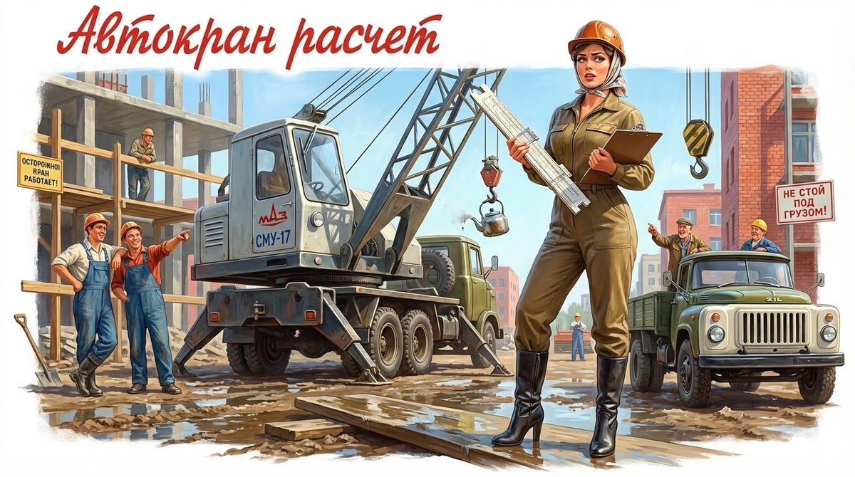    Автокраны и особенности их расчета для безопасного подъема admin