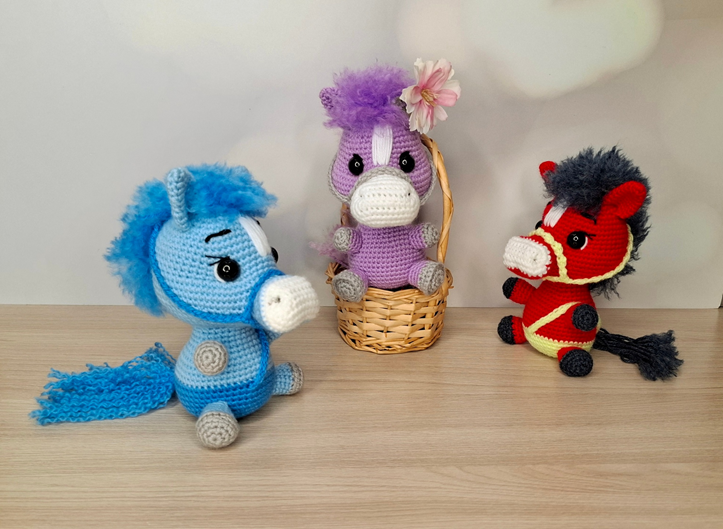 Схема к видео МК "Коняшка крючком"