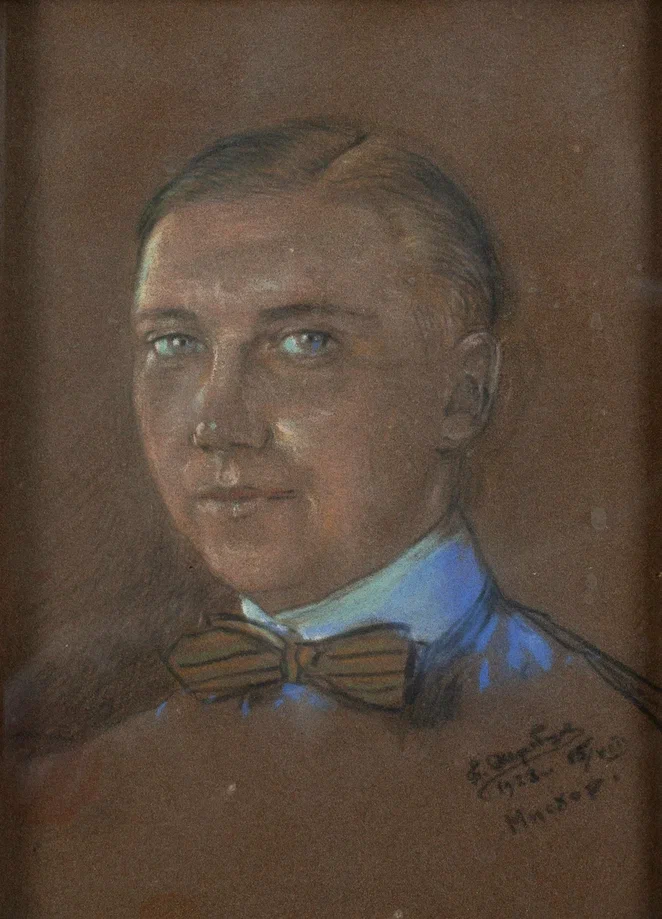 П.А. Жеребцов. Портрет Н.С. Голованова. 15 августа 1923. Из фондов Музея музыки.