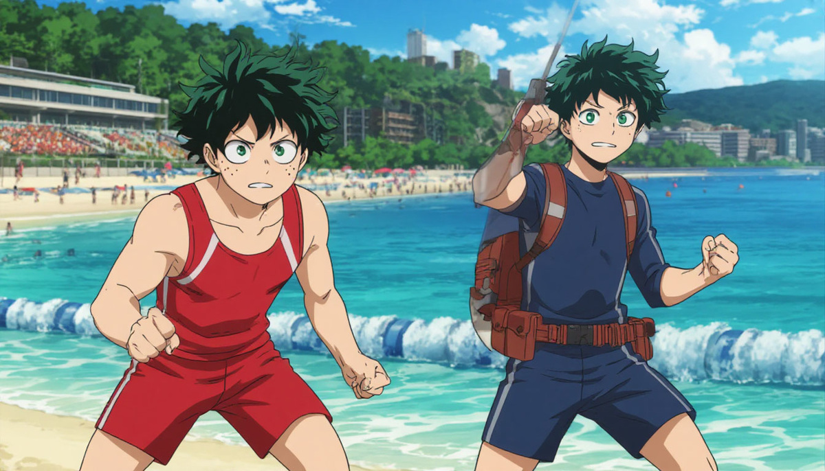 Девять и его команда атакуют остров, захватывая детей и угрожая жителям. Студенты класса 1-A вступают в бой, чтобы защитить островитян.