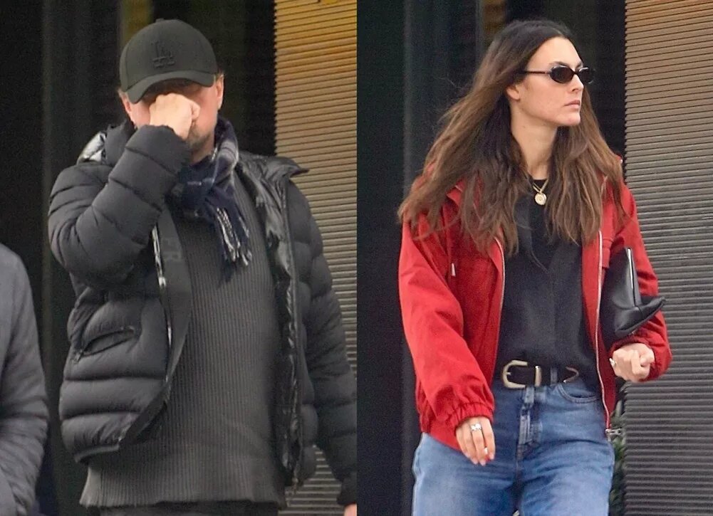    Лео Ди Каприо вновь скрывает лицо на шопинге с Витторией Черетти