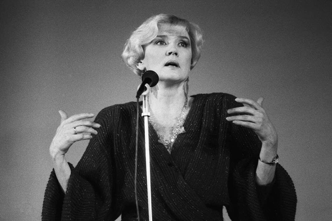 Актриса Вера Алентова. 1987 год. Фото: ТАСС/Владимир Киселев