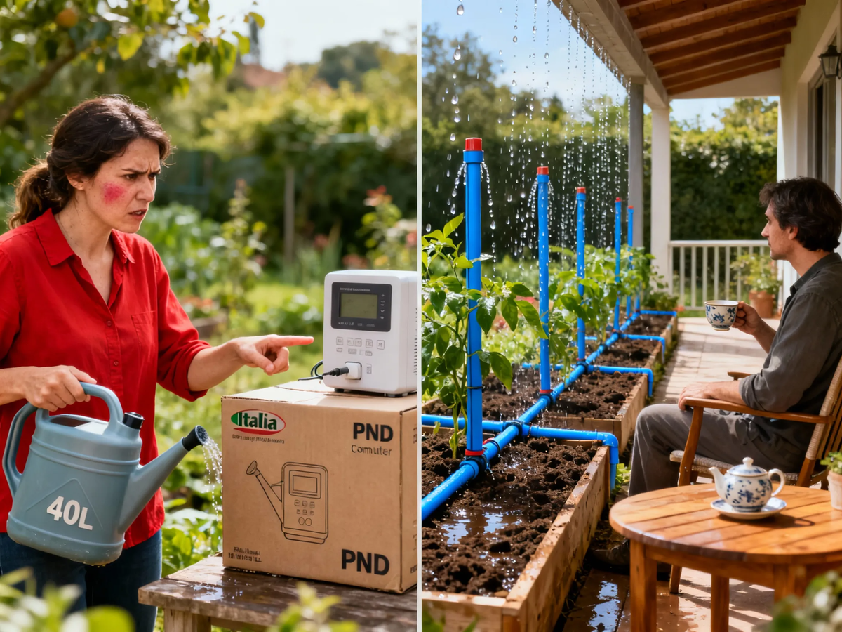 Мы все мечтаем пить кофе, пока полив работает. Но 9 из 10 в итоге таскают лейки. Потому что купили "умную систему", а не собрали свою — понятную. Я был десятым.