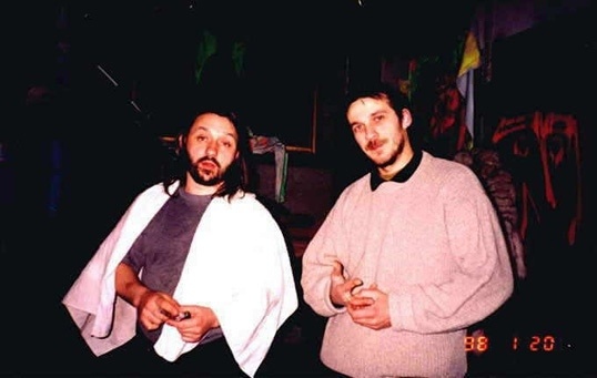 Роман Неумоев и Игорь Жевтун, 20.01.1998. Фото из открытых источников.
