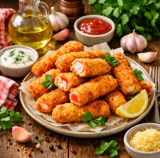 Крабовые палочки в кляре рецепты от Дарики