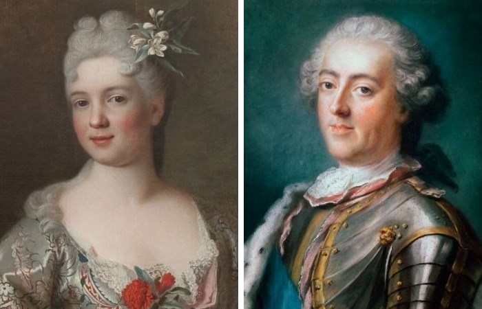 Мария Лещинская и Людовик XV