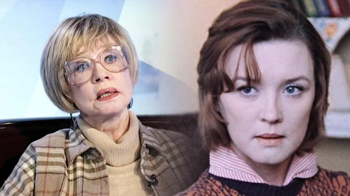 Вера Алентова. Кадр с телеканала "Россия-1"/ кадр из фильма "Москва слезам не верит"