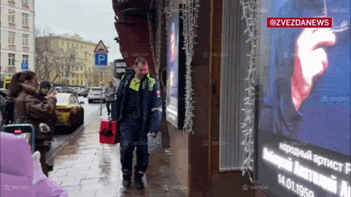    Медики боролись за жизнь артистки, но, к сожалению, не смогли спасти. Видео: ТГ-канал "Звезда"