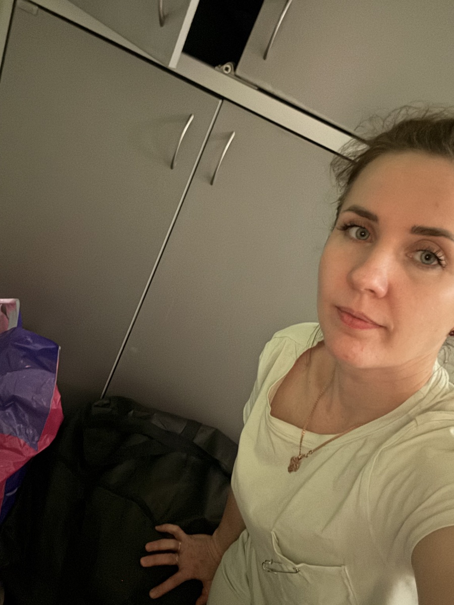 На чемоданах в день отъезда 