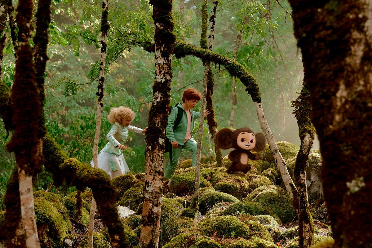 Кадр из фильма «Чебурашка 2». © Режиссёр Дмитрий Дьяченко / Yellow, Black and White / «Союзмультфильм», 2025