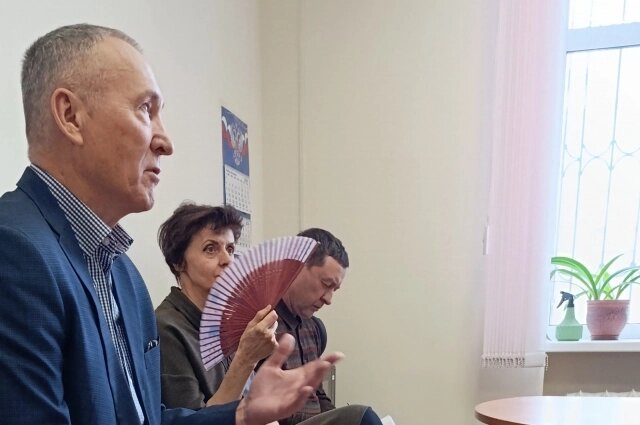    Елена П. в суде. Фото: Из личного архивa/ Александр Грасс