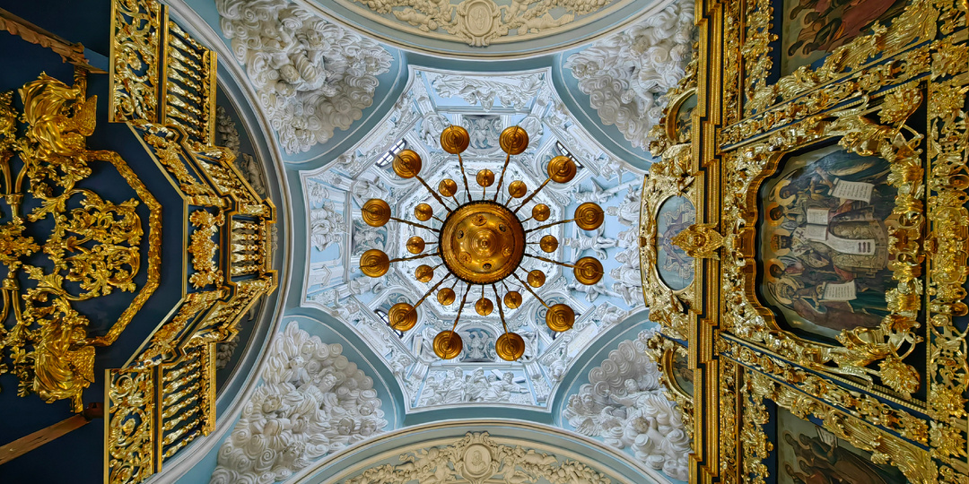 Усадьба Дубровицы - Знаменская церковь, аналогов которой в мире нет! Заглянем и внутрь (Московская область)