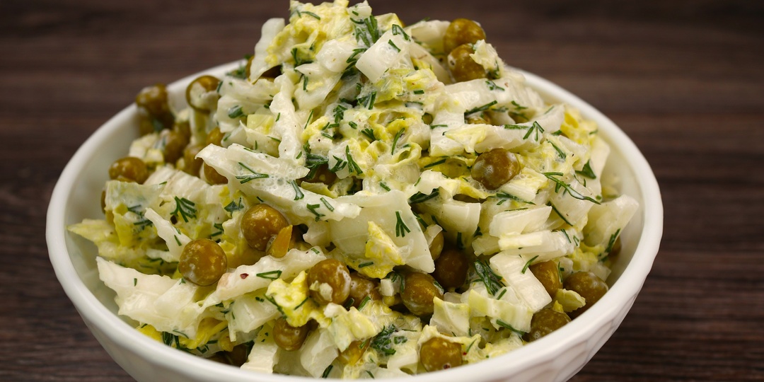 Простой салат из пекинской капусты — вкусный рецепт за 5 минут