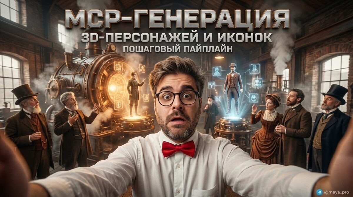    Пошаговый пайплайн для генерации 3D-персонажей и иконок Артур Хорошев