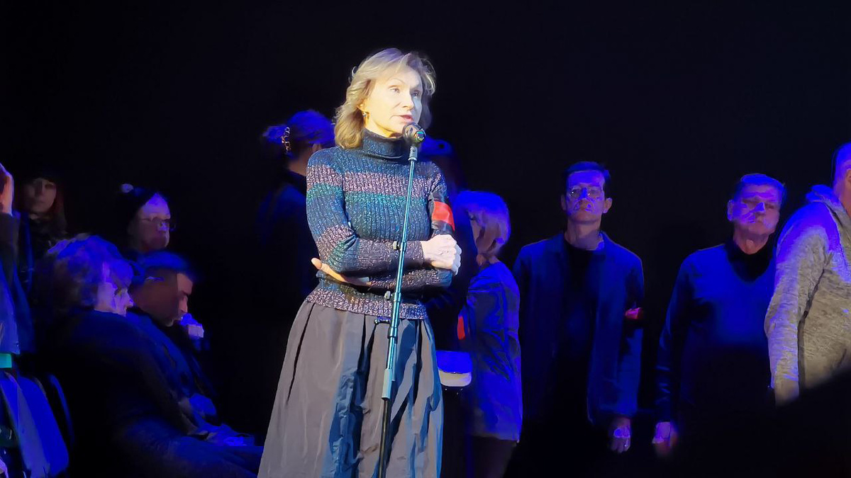 Ольга Прокофьева на церемонии прощания с Анатолием Лобоцким. Фото: Ольга Храбрых / Global Look Press