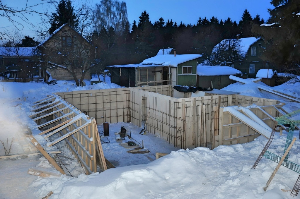 Строительство цокольного этажа