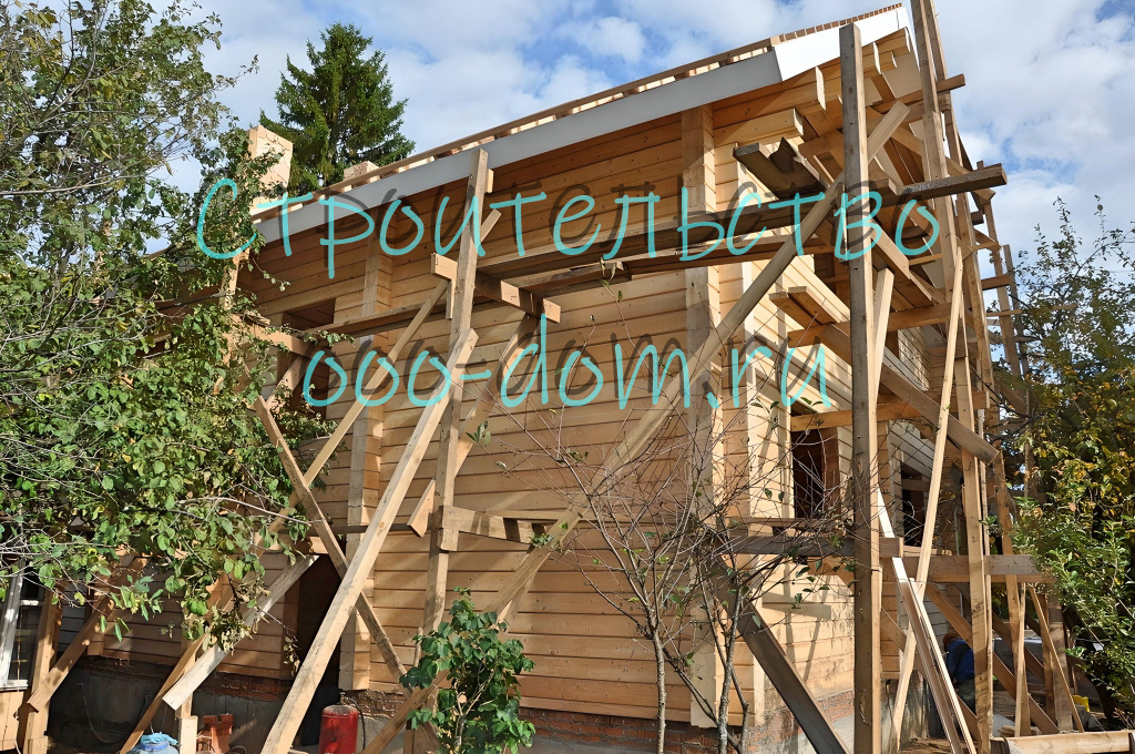Строительство дома из клееного бруса