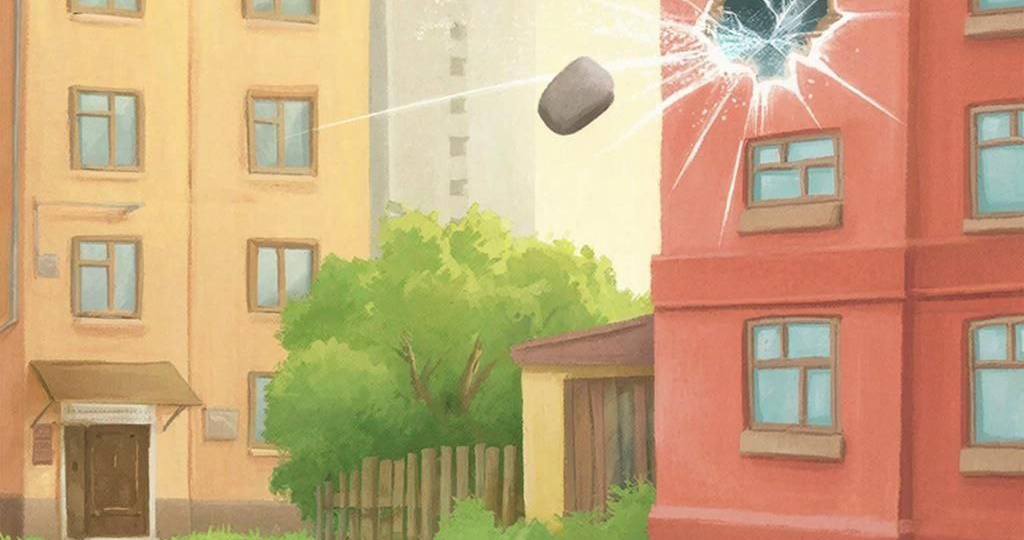 🚨 Стекло упало на машину